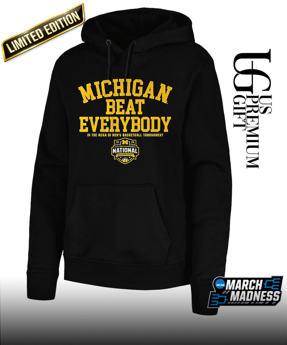Michigan Wolverines 2026 NCAA Men’s Basketball National Champions beat everybody T-shirt