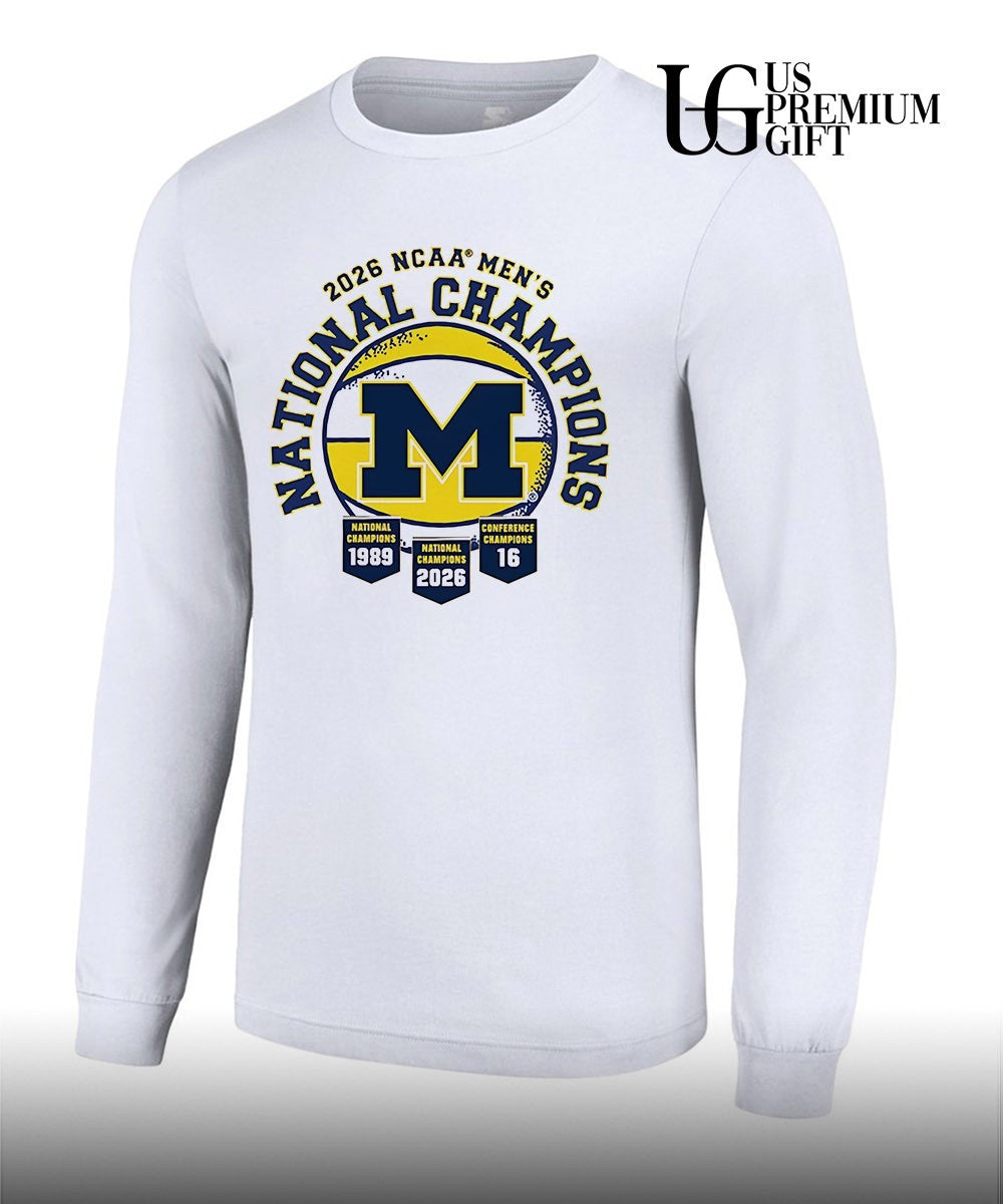Michigan Wolverines 2026 NCAA Men’s Basketball National Champions shirt