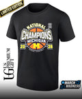 Michigan Wolverines 2026 NCAA Men’s basketball National Champions T-shirt