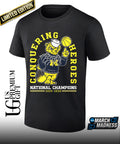 Michigan Wolverines 2026 National Champions basketball fire shirt