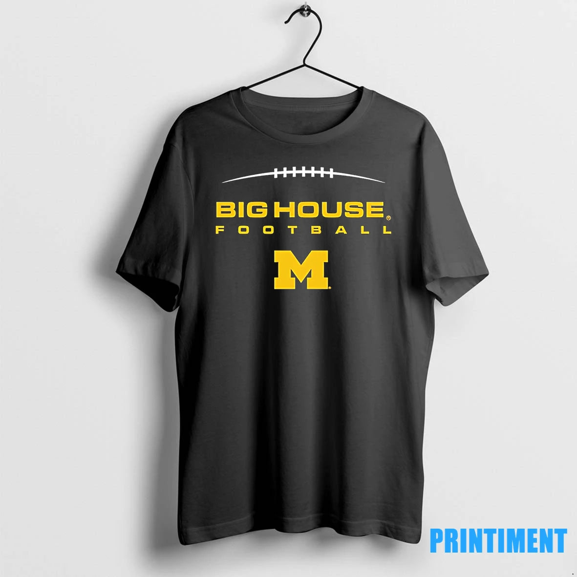 Michigan Wolverines Big House Football Logo Tshirts Sweater