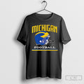 Michigan Wolverines Football Helmet Vintage Shirt Tee