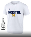 Michigan Wolverines Lock It In 2026 On-Court Bench shirt