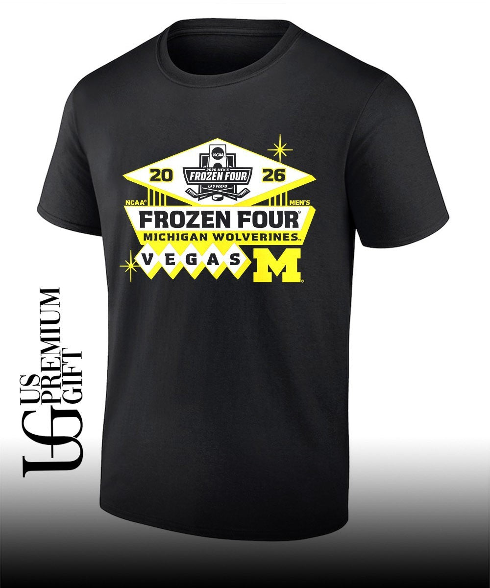 Michigan Wolverines Men’s Hockey Frozen Four 2026 shirt