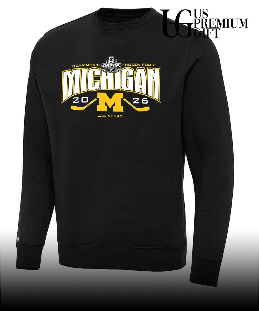 Michigan Wolverines NCAA Men’s Frozen Four 2026 Las Vegas shirt