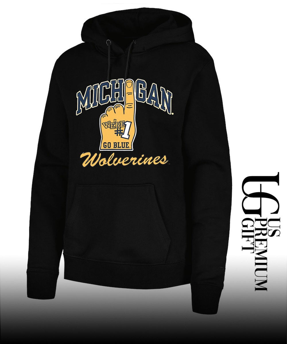 Michigan Wolverines number one hand shirt