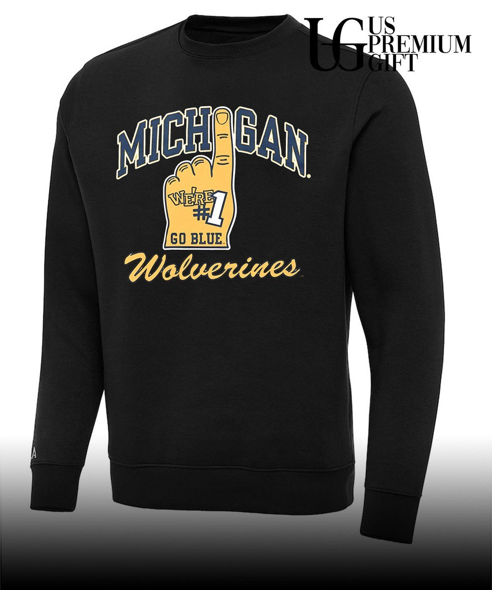 Michigan Wolverines number one hand shirt