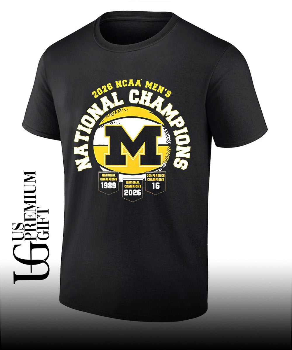 Michigan basketball shock the world boys Go Blue shirt