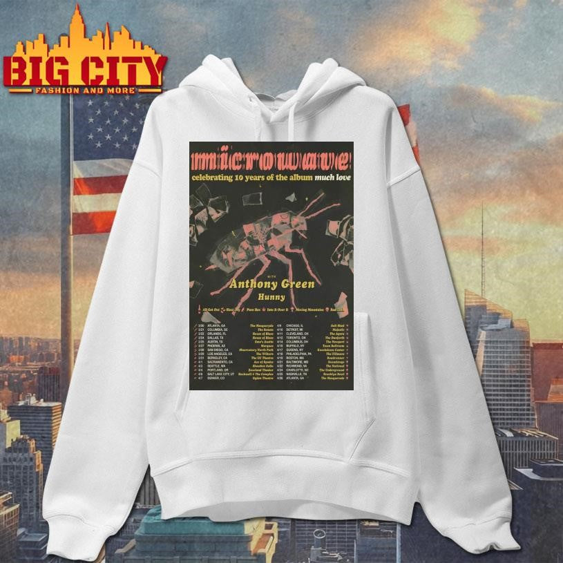 Microwave Celebrating 10 Years Of The Album Much Love 2026 Shows Poster Shirt