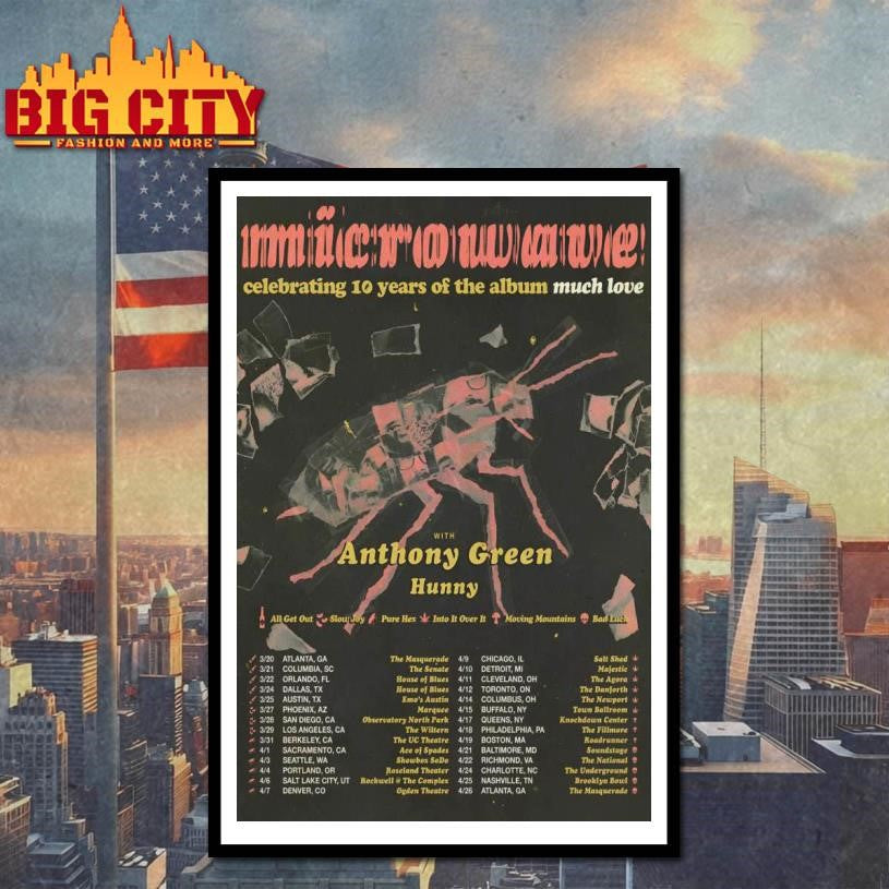 Microwave Celebrating 10 Years Of The Album Much Love 2026 Shows Poster Shirt