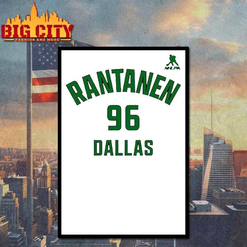 Mikko Rantanen #96 Dallas Name &amp; Number Shirt