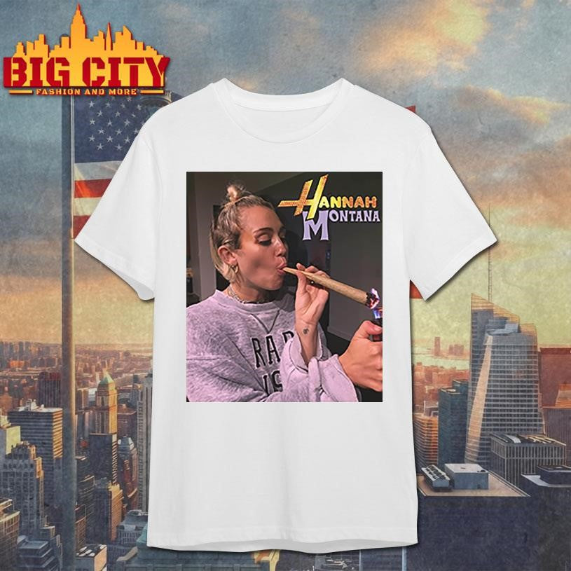 Miley Cyrus Hannah Montana Smoking Shirt