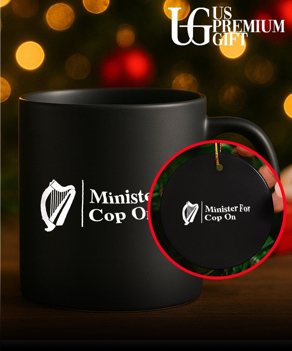 Minister for cop on T-shirt