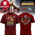 Minnesota Golden Gophers 2025-2026 Rate Bowl Champions NCAA Two Sided Shirt