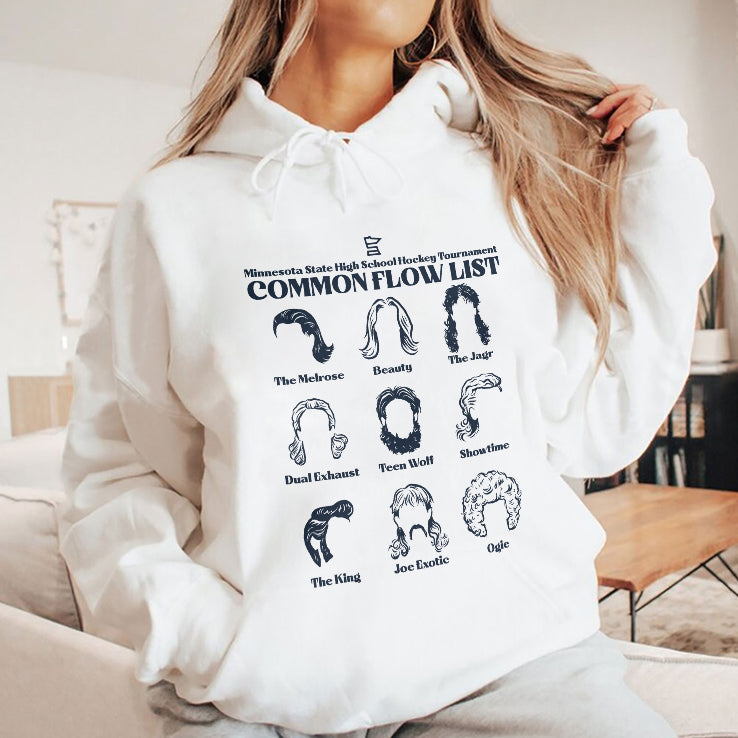 Minnesota State High School Hockey Tournament Common Flow List Hair Shirt
