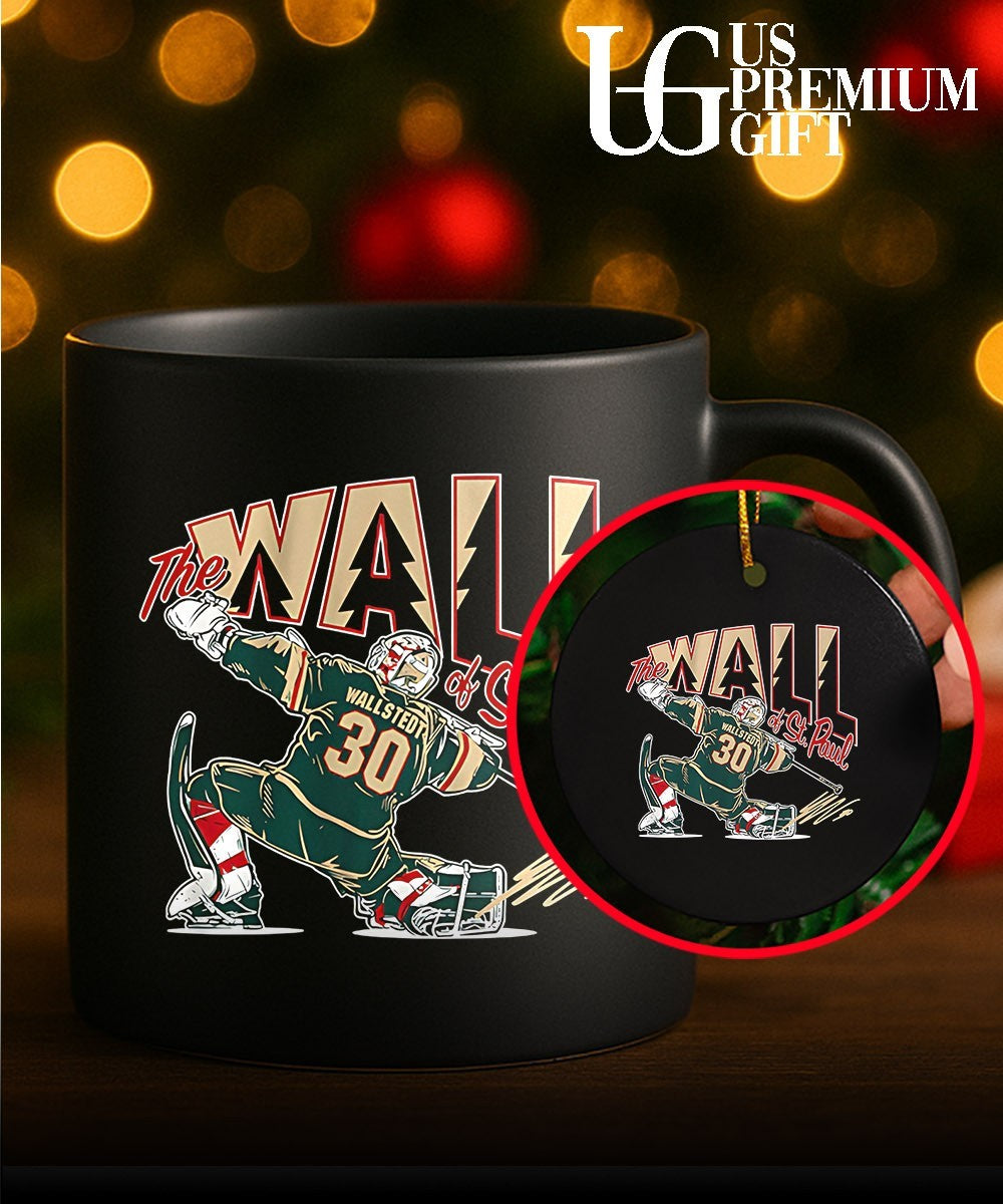 Minnesota Wild Jesper Wallstedt the Wall Of St. Paul Remix T-shirt