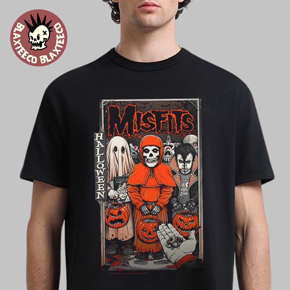 Misfits The Ghouls Night Out Halloween 2025 Exclusive Edition Merch Art By Florian Bertmer T-Shirt
