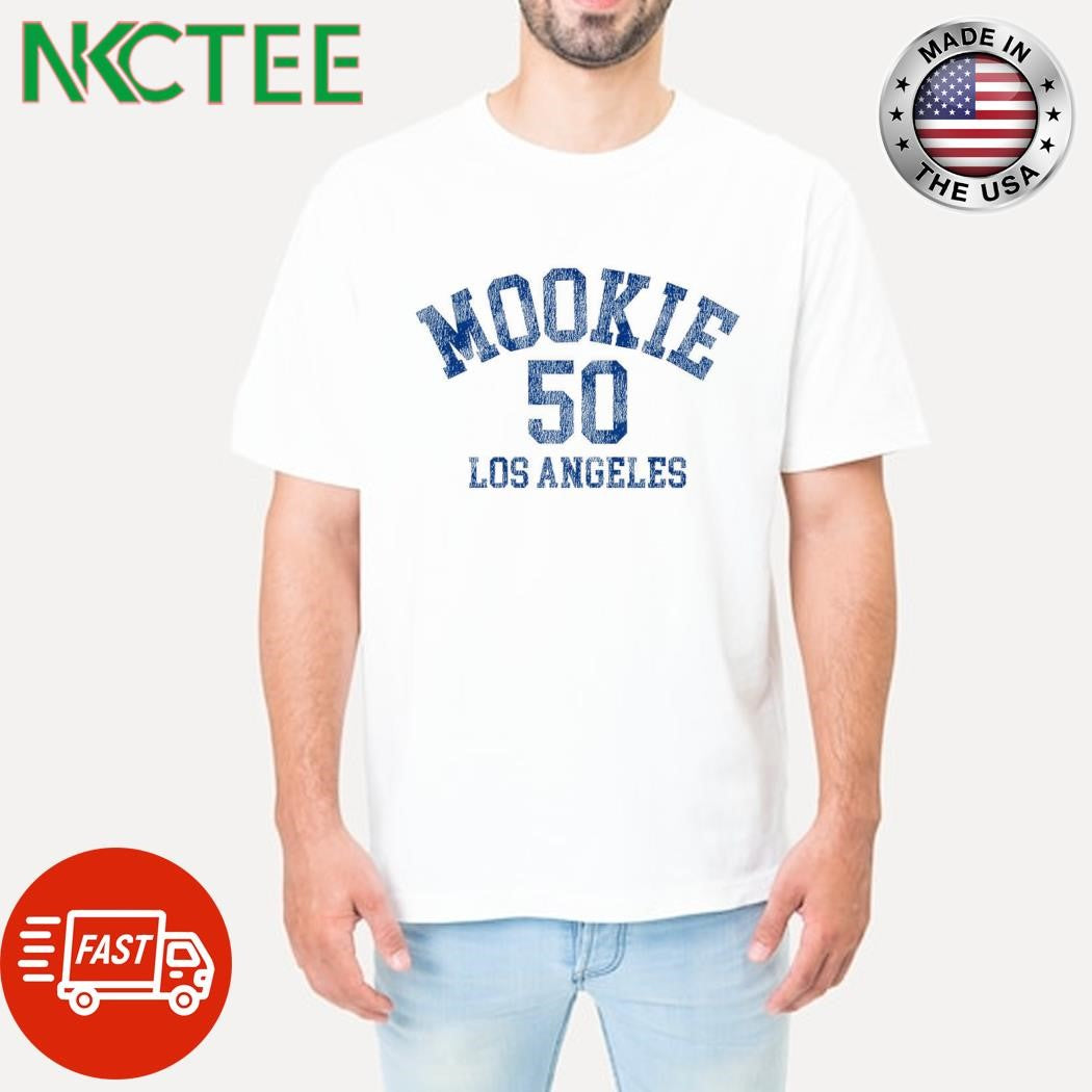 Mookie Betts 50 Los Angeles October text shirt