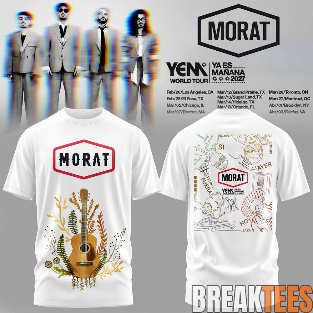 Morat YEM YA ES MANANA World Tour 2027 Shirt