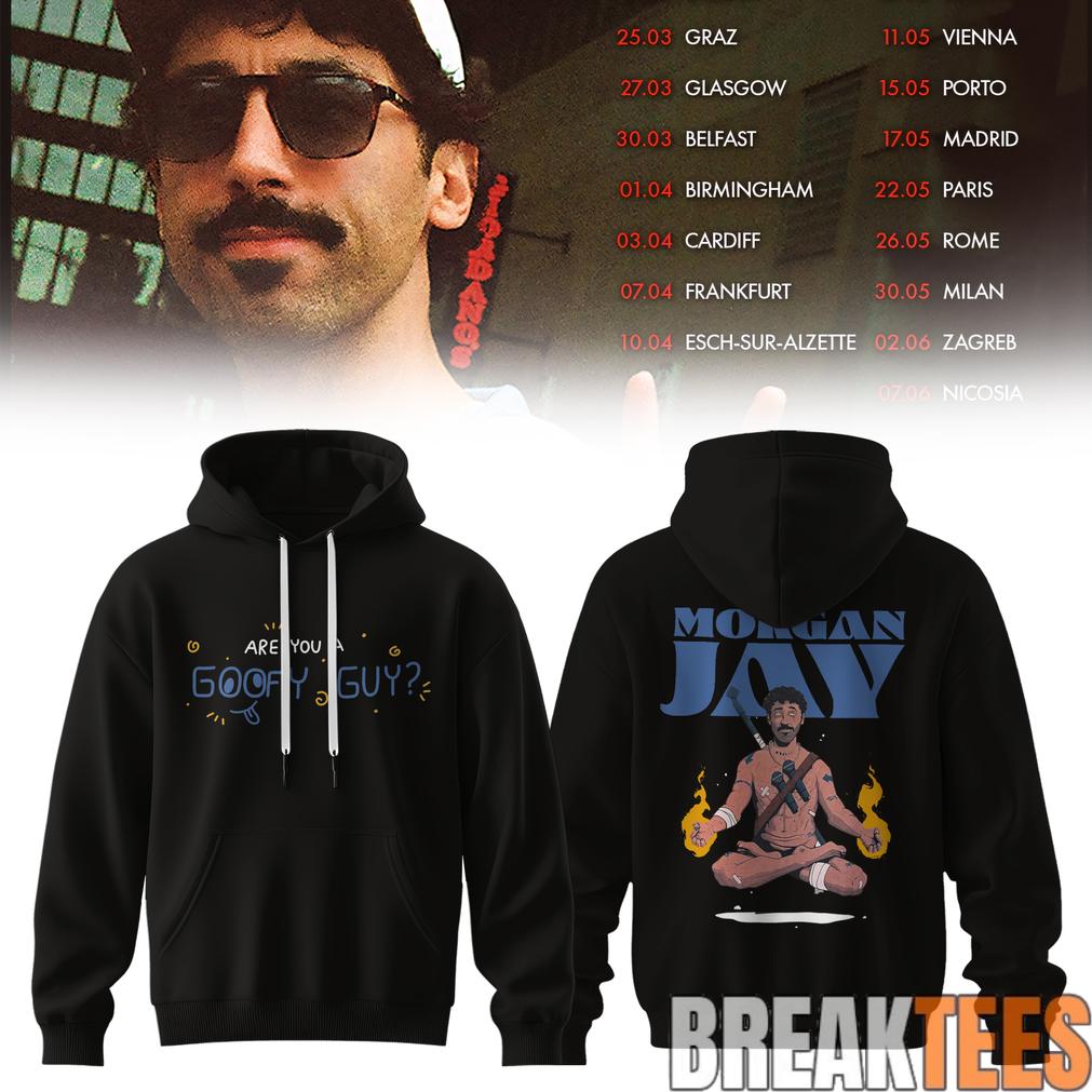 Morgan Jay Goofy Guy Graphic Black Hoodie