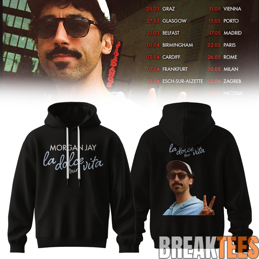 Morgan Jay La Dolce Vita Portrait Hoodie