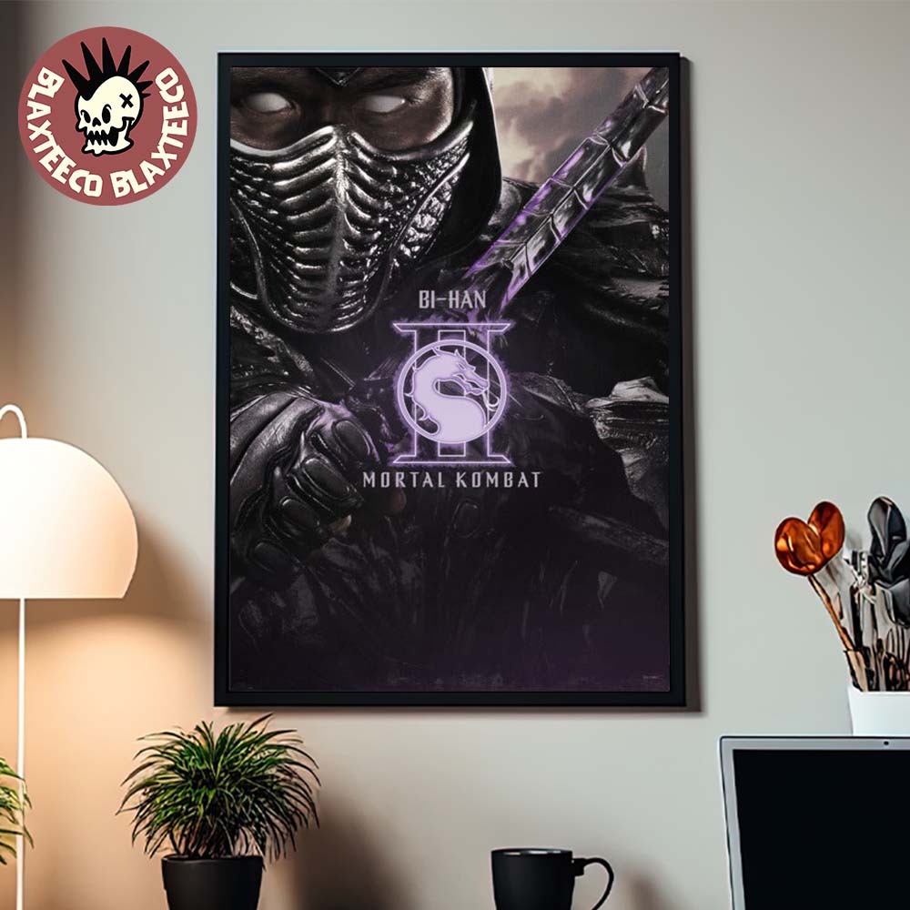 Mortal Kombat II Movie Exclusive Bi-Han Noob Saibot Character Poster Canvas For Home Decor