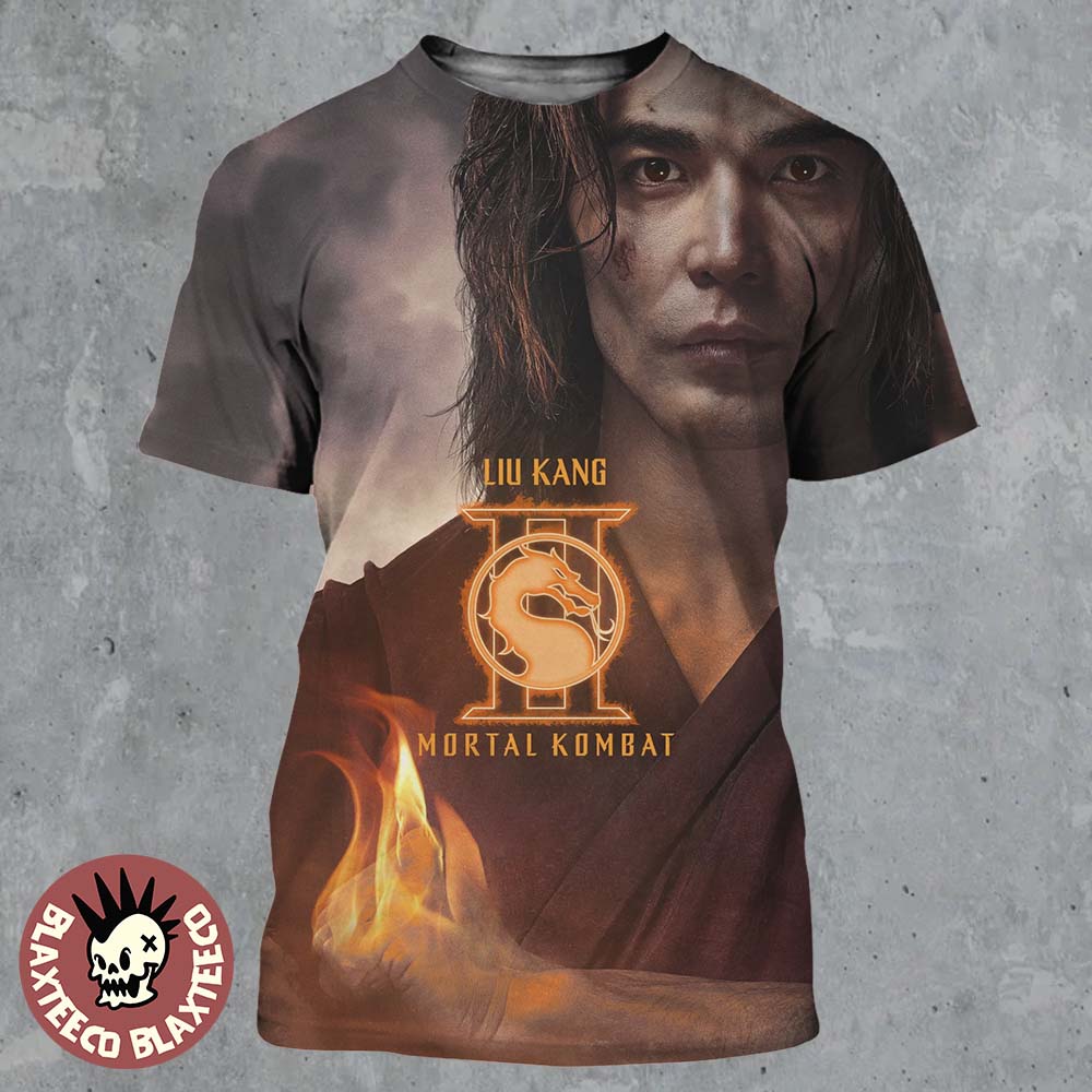 Mortal Kombat II Movie Exclusive Liu Kang Character Poster All Over Print Shirt