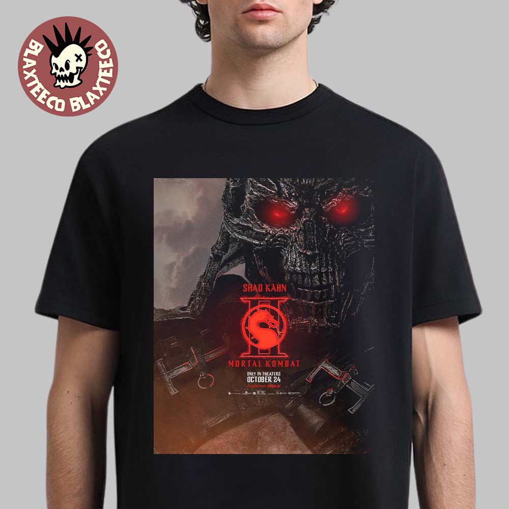 Mortal Kombat II Movie Exclusive Shao Kahn Character Poster T-Shirt