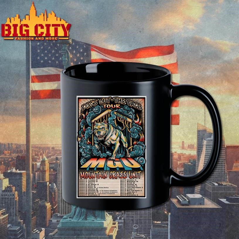 Mountain Grass Unit Tour Dog’s Out The Cage 2026 Poster Shirt