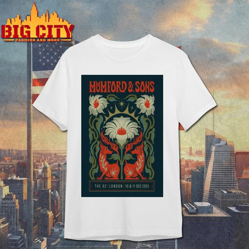 Mumford And Sons Event London UK On Dec 10-11 2025 Poster Shirt