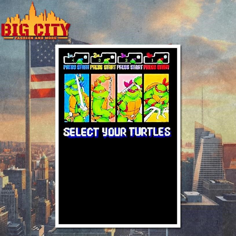 Mutant Ninja Turtles Select Your Turtles Graphic Shirt