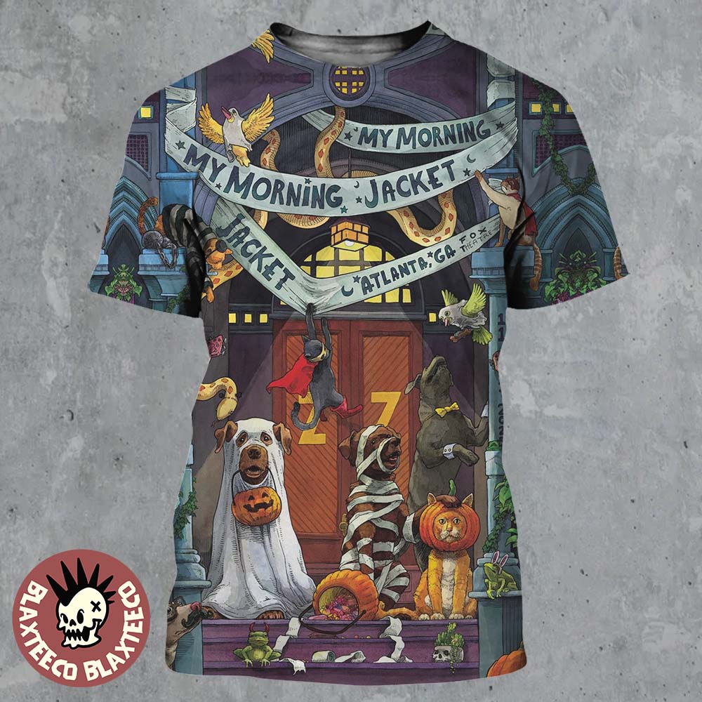 My Morning Jacket Atlanta Georgia 2025 Event Poster Halloween Shows At Fox Theatre On October 31 And November 1 2025 All Over Print Shirt