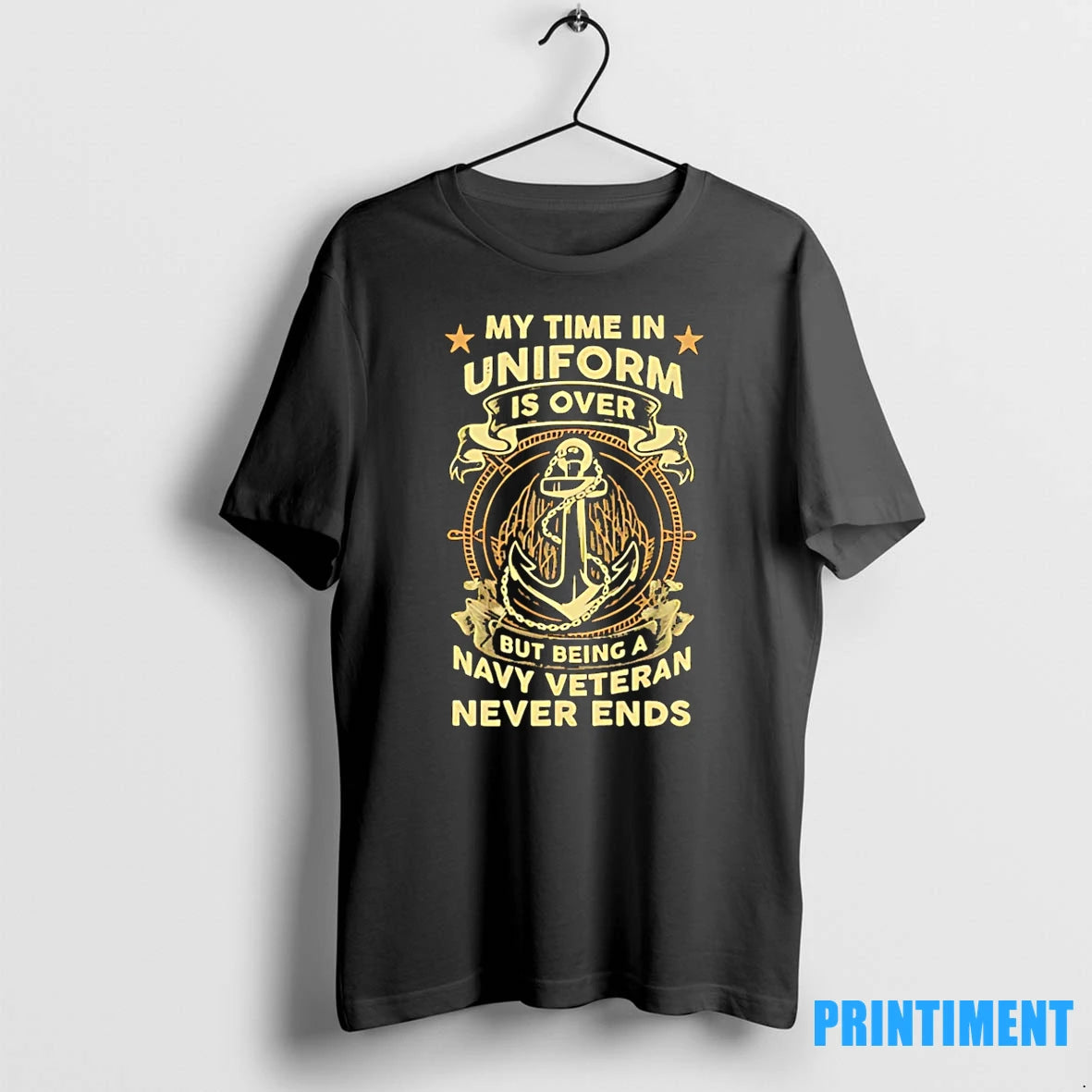 My Time In Uniform Is Over But Being A Navy Veteran Never Ends Tshirts Sweater