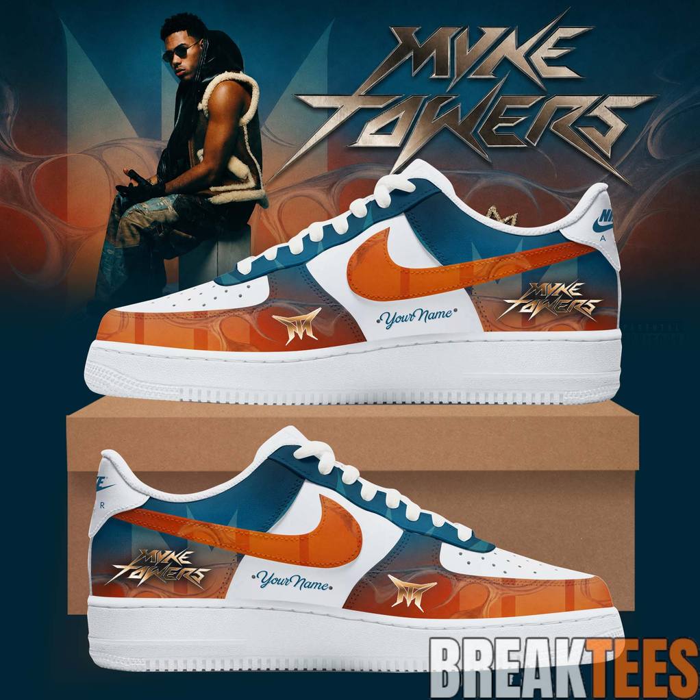 Myke Towers 2026 Tour Custom Air Force 1