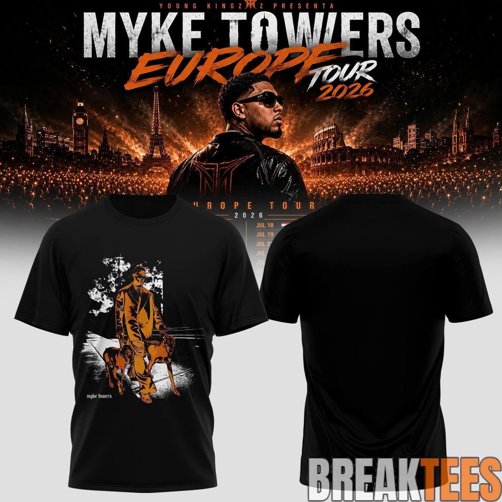 Myke Towers Noir PortAWit Shirt