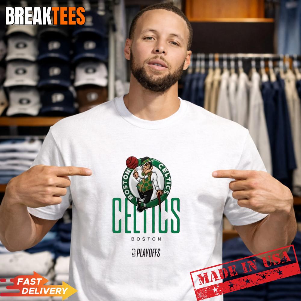 NBA Playoffs Boston Celtics Basketball Logo T-Shirt
