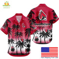 NCAA Ball State Cardinals Hawaiian Shirt Tropical Coconut Fan Gear