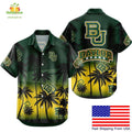 Baylor Bears Hawaiian Shirt NCAA Tropical Coconut Forest Fan Apparel