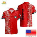 Georgia Bulldogs Hawaiian Shirt Turtle Seaweed Pattern Mens