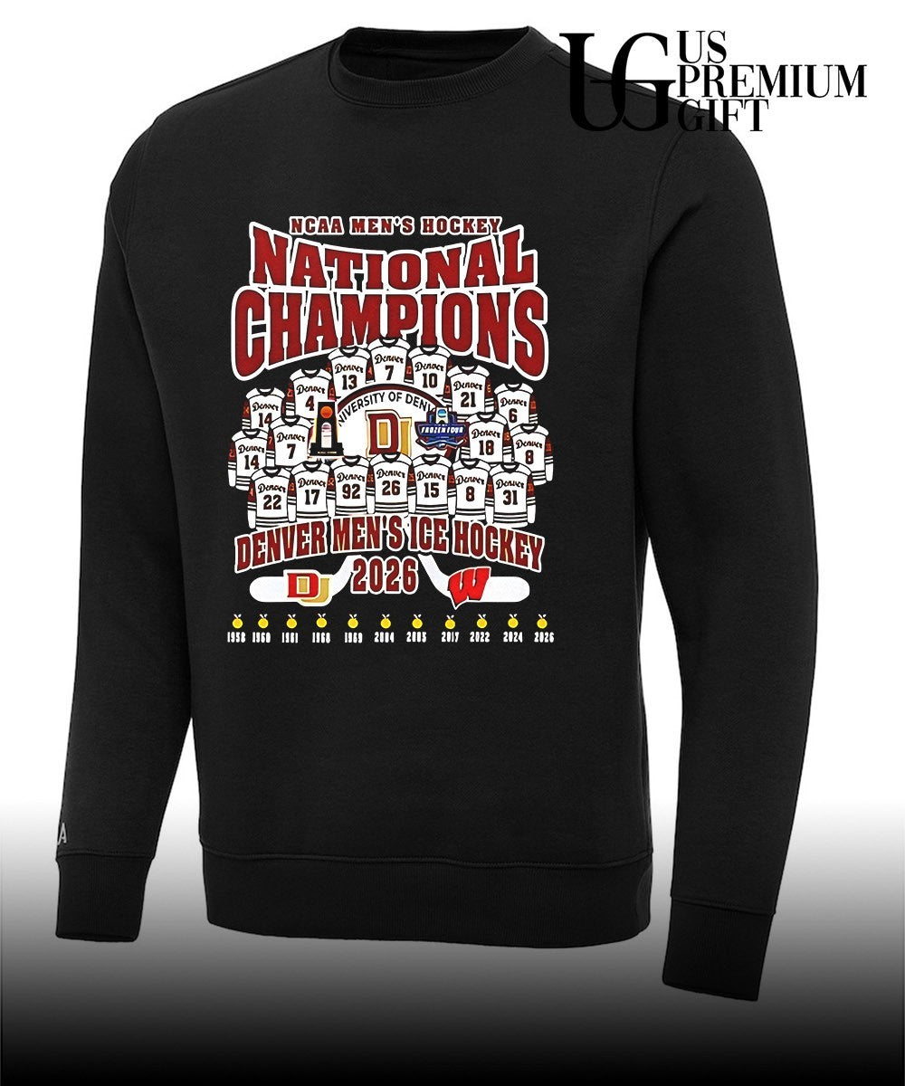 NCAA Men’s Ice Hockey Denver Pioneers Hockey National Champions vintage shirt