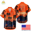 Syracuse Orange Hawaiian Shirt NCAA Tropical Coconut Forest Fan Apparel
