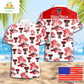 Texas Tech Red Raiders Hawaiian Shirt Coconut Tree Logo Summer