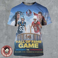 NFL Pro Football Hall Of Fame Game 2026 Florida Panthers Vs Arizona Cardinals At Tom Benson Hall Of Fame Stadium On Aug 6 All Over Print Shirt