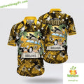 Boston Bruins Hawaiian Shirt Tropical Summer Travel Aloha Shirt