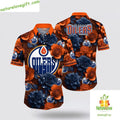 Edmonton Oilers Hawaiian Shirt Tropical Summer Fan Gift