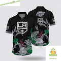 Los Angeles Kings Hawaiian Shirt Tropical Summer Aloha Shirt