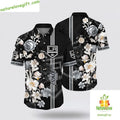 Los Angeles Kings Hawaiian Shirt Tropical Floral Summer Shirt LVYHFQLREX