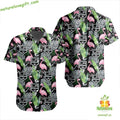 Los Angeles Kings Hawaiian Shirt Flamingo Button Up LV40511