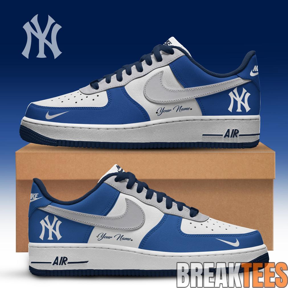 NY Yankees Special Edition Air Force 1 Low Custom For Fans