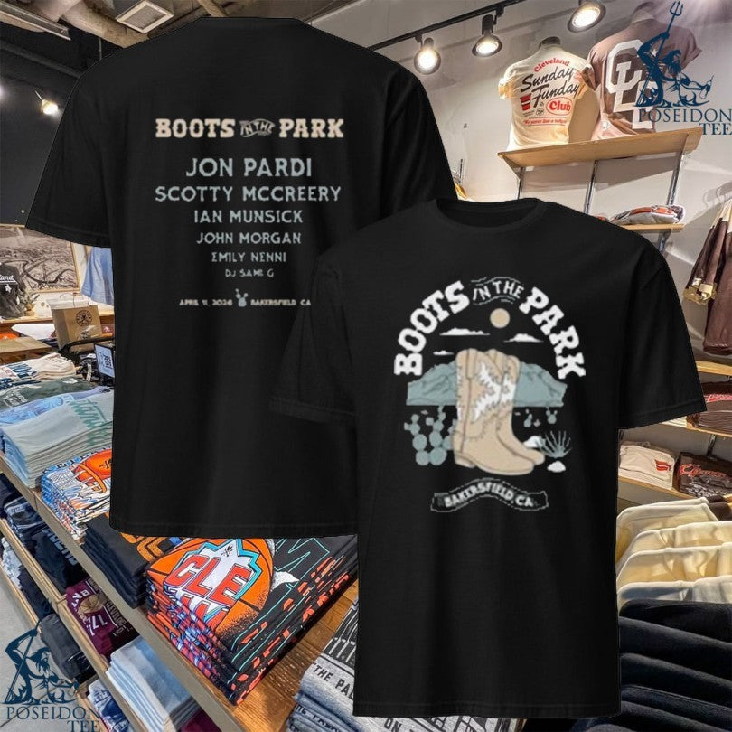 Boots In The Park 3.7.26 Norco Boots In The Park T-shirt